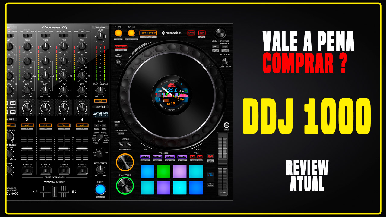 REVIEW CONTROLADORA DDJ 1000 VALE A PENA EM 2023 - 2024